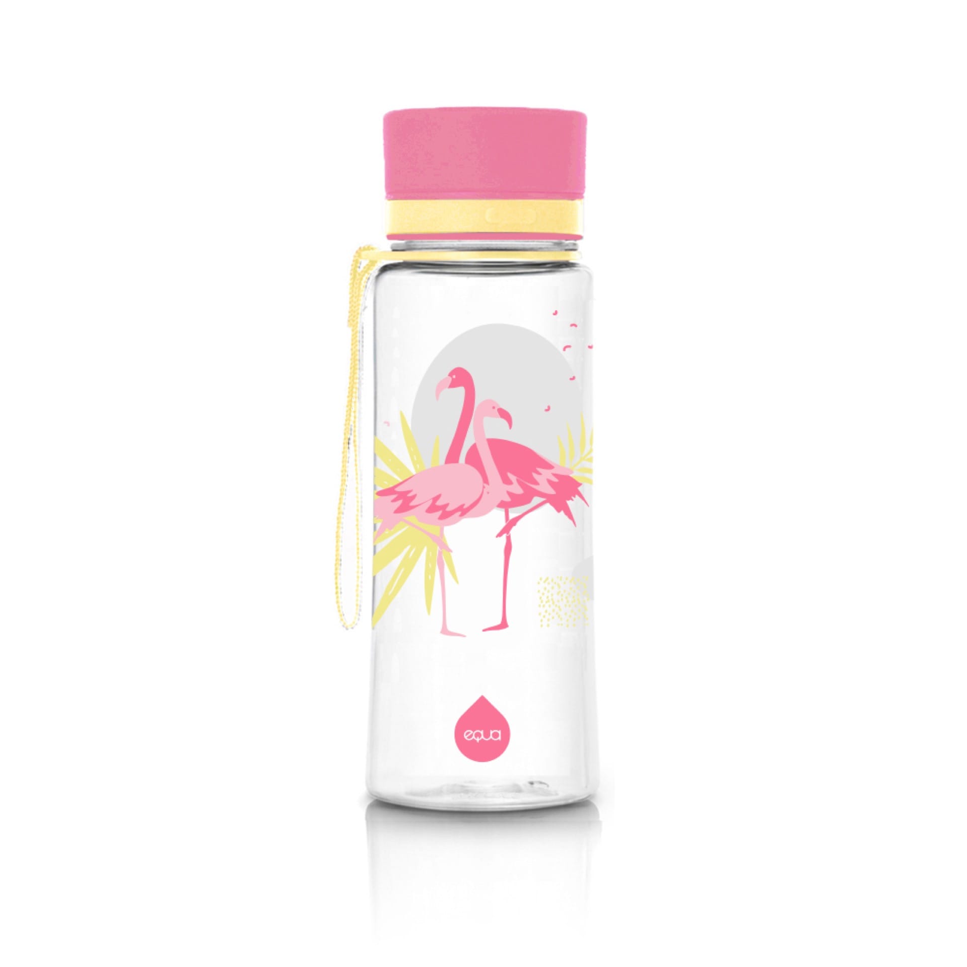 Vattenflaska barn BPA-fri 600ml - Flamingo